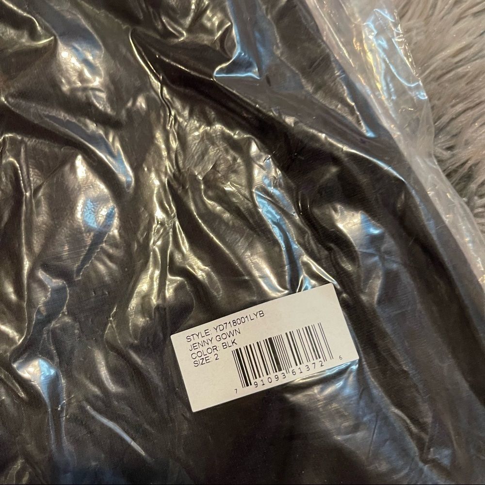 NWT! Likely x Revolve Formal Black High Low Jenny Formal Ruffle Halter Maxi Gown - Picture 9 of 14